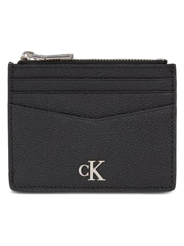 Calvin Klein Leren pasetui zwart - (B)10,5 x (H)8,5 x (D)0,50 cm