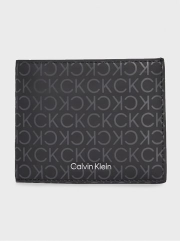 Calvin Klein Geldbörse in Anthrazit - (B)11 x (H)9 x (T)2 cm