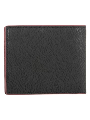 Tommy Hilfiger Leren portemonnee zwart - (B)12 x (H)10 x (D)3 cm