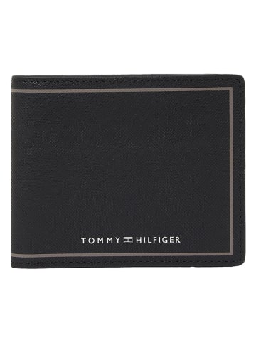 Tommy Hilfiger Skórzany portfel w kolorze czarno-beżowym