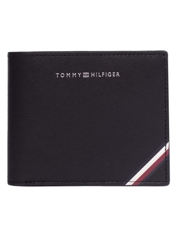Tommy Hilfiger Skórzany portfel w kolorze czarnym - 11,5 x 10 x 1 cm