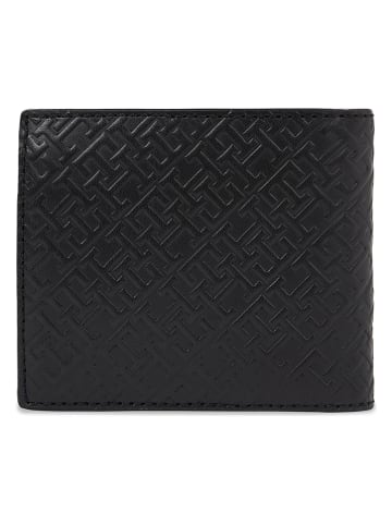 Tommy Hilfiger Leren portemonnee zwart - (B)12 x (H)10 x (D)2,5 cm