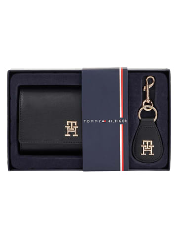 Tommy Hilfiger 2-delige set: portemonnee & hanger zwart