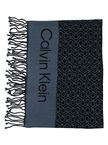 Calvin Klein Schal in Schwarz/ Blau