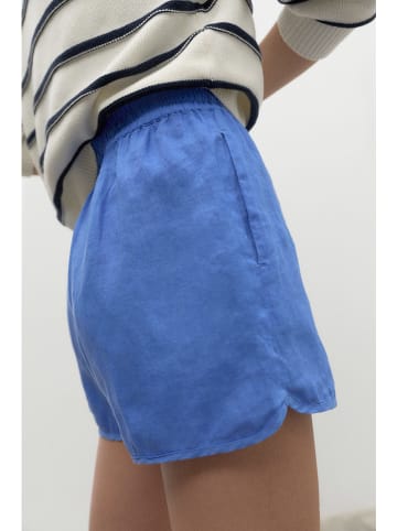 Ecoalf Leinen-Shorts in Blau