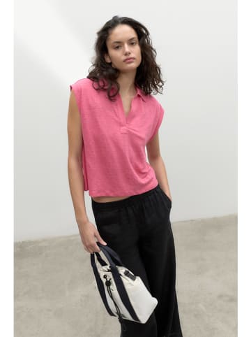 Ecoalf Leinen-Shirt in Pink