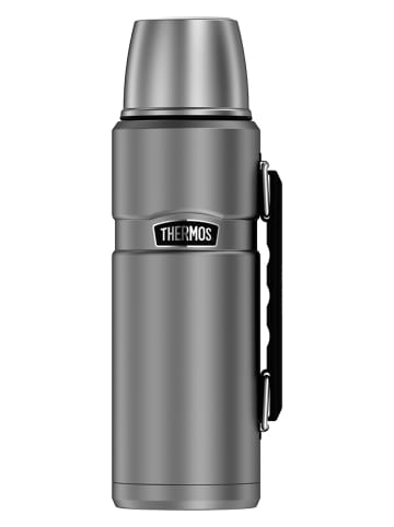 THERMOS Isolierflasche "Stainless King" in Silber - 1,2 l