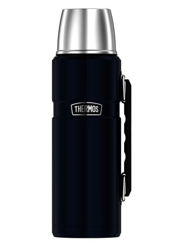 THERMOS Isolierflasche "Stainless King" in Dunkelblau - 1,2 l