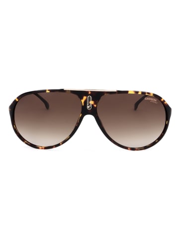 Carrera Okulary przeciwsłoneczne unisex w kolorze złoto-brązowym