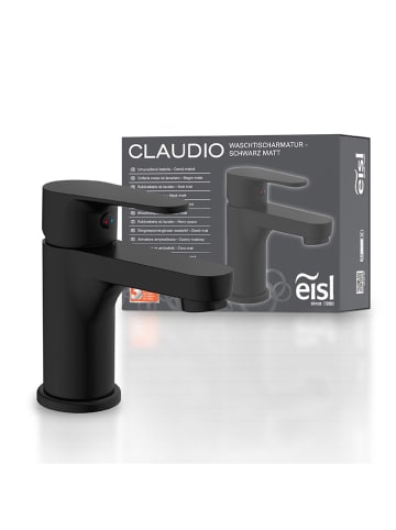 Schütte Bateria umywalkowa "Claudio" w kolorze czarnym
