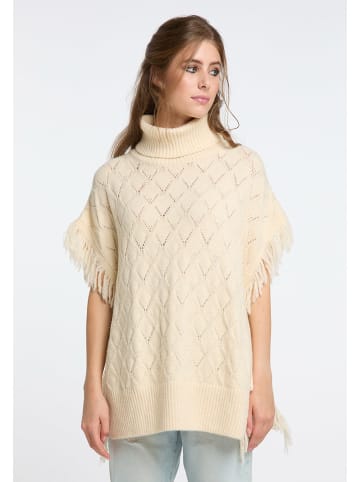 IZIA Poncho in Creme
