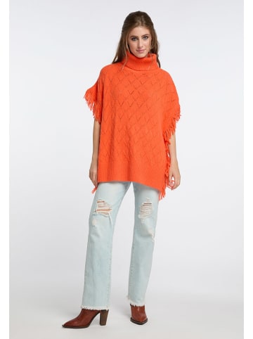 IZIA Poncho in Orange