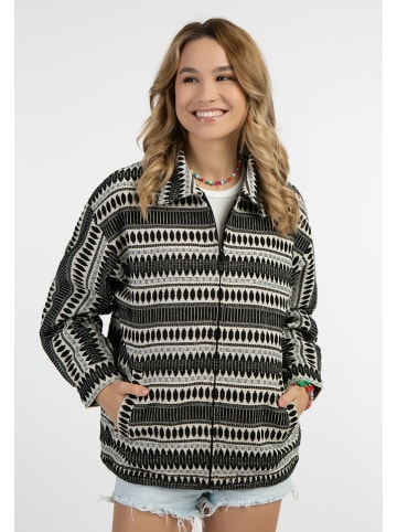 IZIA Hemdjacke in Schwarz/ Creme