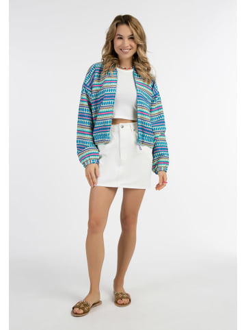 IZIA Blouson in Blau/ Bunt