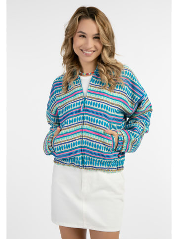 IZIA Blouson in Blau/ Bunt