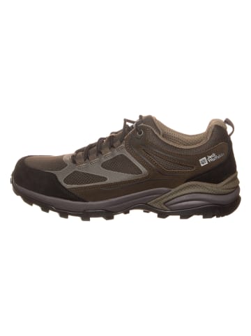 Jack Wolfskin Trekking-Sneaker in Schwarz/ Khaki