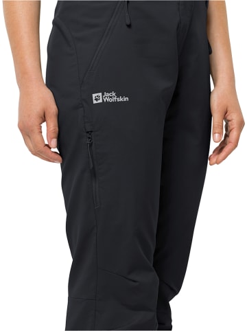 Jack Wolfskin Spodnie funkcyjne "Active" w kolorze czarnym
