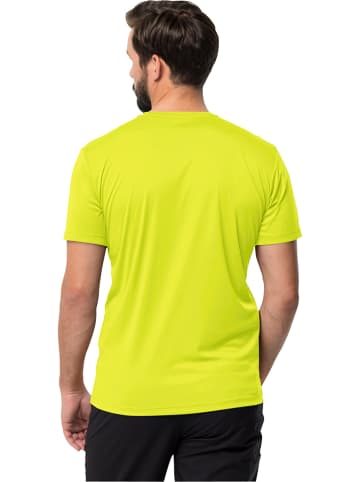 Jack Wolfskin Trainingsshirt "Tech" geel