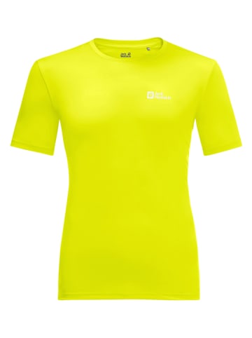 Jack Wolfskin Trainingsshirt "Tech" geel