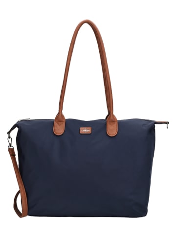 Charm Shopper "Buckingham" in Dunkelblau - (B)51 x (H)33 x (T)14 cm