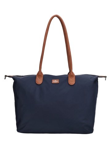 Charm Shopper "Buckingham" in Dunkelblau - (B)51 x (H)33 x (T)14 cm