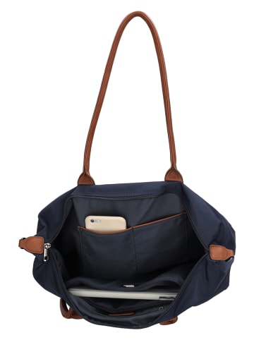 Charm Shopper "Buckingham" in Dunkelblau - (B)51 x (H)33 x (T)14 cm