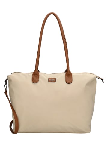 Charm Shopper bag "Buckingham" w kolorze beżowym - 51 x 33 x 14 cm
