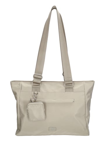 Charm Shopper "Odeon" in Taupe - (B)44 x (H)30 x (T)10 cm