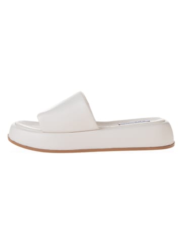INUOVO Leder-Pantoletten in Creme