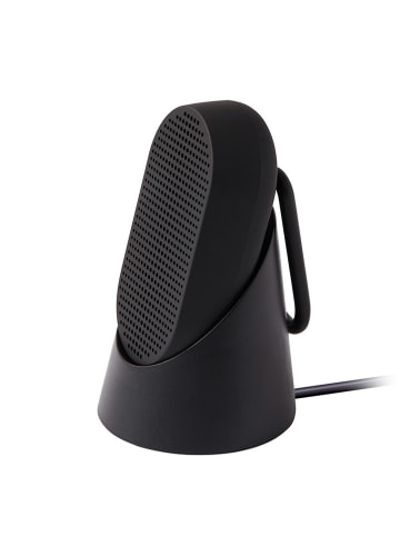 Lexon Bluetooth-Lautsprecher "Mino T" in Schwarz - (H)9,7 x Ø 5,3 cm