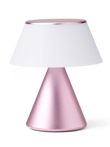 Lexon Lampa stołowa LED "Luma M" w kolorze jasnoróżowym - wys. 10,8 x Ø 9,3 cm