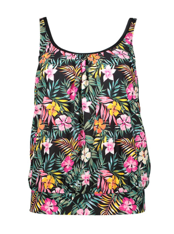 Venice Beach Tankini-Oberteil in Bunt/ Schwarz