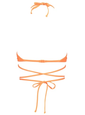 LASCANA Biustonosz bikini w kolorze pomarańczowym