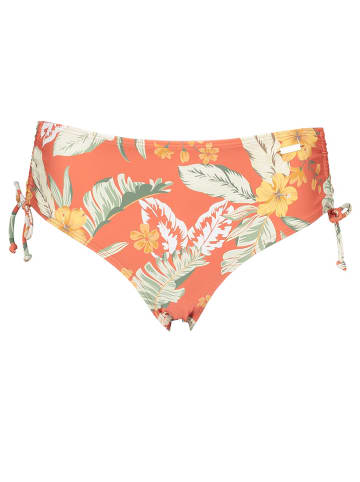 Sunseeker Bikini-Hose in Orange/ Creme/ Grün