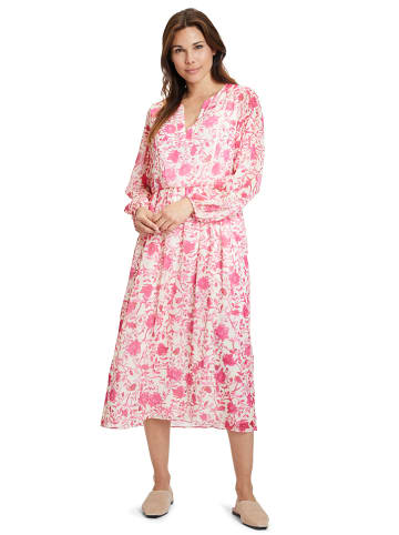 Vera Mont Kleid in Pink/ Weiß