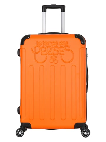 Le Temps des Cerises Hardcase-Trolley "Java" in Orange - (B)39 x (H)60 x (T)24 cm