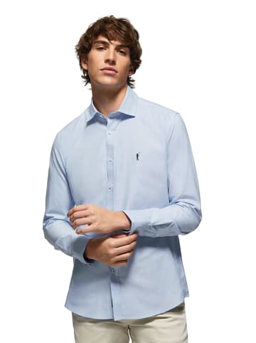 Polo Club Koszula - Slim fit - w kolorze błękitnym