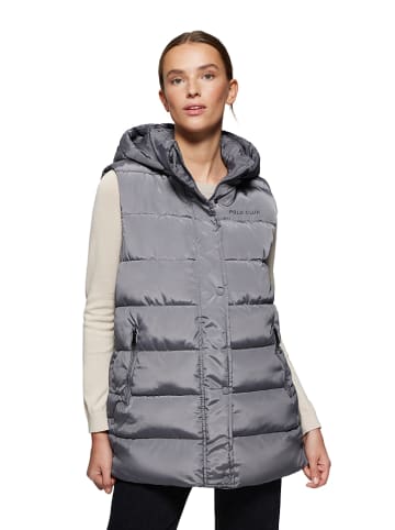 Polo Club Doorgestikte bodywarmer grijs