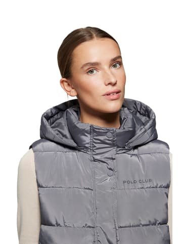 Polo Club Doorgestikte bodywarmer grijs