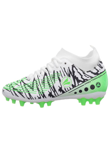 Jako Natur- und Kunstrasen-Fußballschuhe "Take Sock" in Weiß