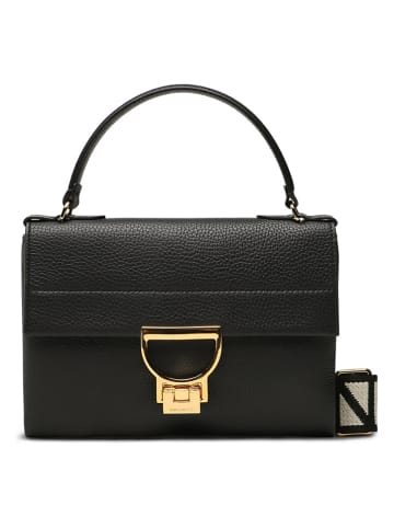 COCCINELLE Leren handtas zwart - (B)21,5 x (H)15 x (D)2 cm