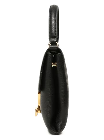 COCCINELLE Leder-Henkeltasche in Schwarz - (B)21,5 x (H)15 x (T)2 cm