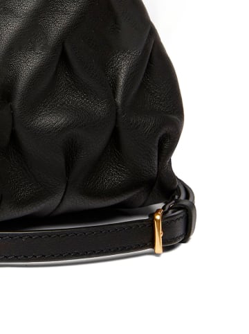 COCCINELLE Leder-Geldbörse in Schwarz - (B)11 x (H)8 x (T)5 cm