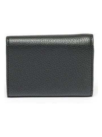 COCCINELLE Skórzany portfel w kolorze czarnym - 12 x 9 cm