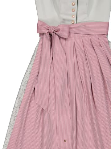 Schmuckstück by Alpenherz Dirndl "Florin" lichtgrijs/lichtroze