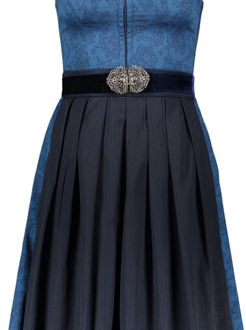 Schmuckstück by Alpenherz Dirndl "Greta" blauw/donkerblauw