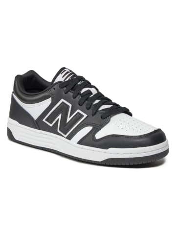 New Balance Skórzane sneakersy "480" w kolorze czarno-białym