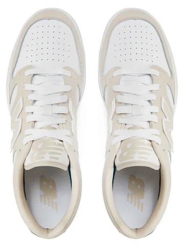 New Balance Skórzane sneakersy "480" w kolorze biało-beżowym