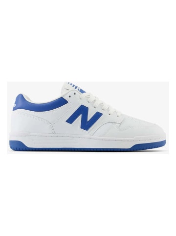 New Balance Leder-Sneakers "480" in Weiß/ Blau