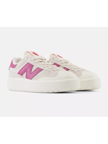 New Balance Leder-Sneakers "302" in Beige/ Pink